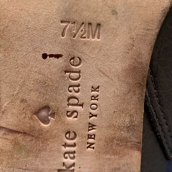 Kate Spade Lanise Bow Leather Ankle Boot Brown Size 7.5 - Picture 2 of 11